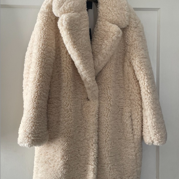 Banana Republic Oversized Sherpa Cocoon Coat - Picture 6 of 8